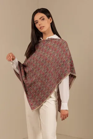 Ucrania Poncho Baby Alpaca Color Arena