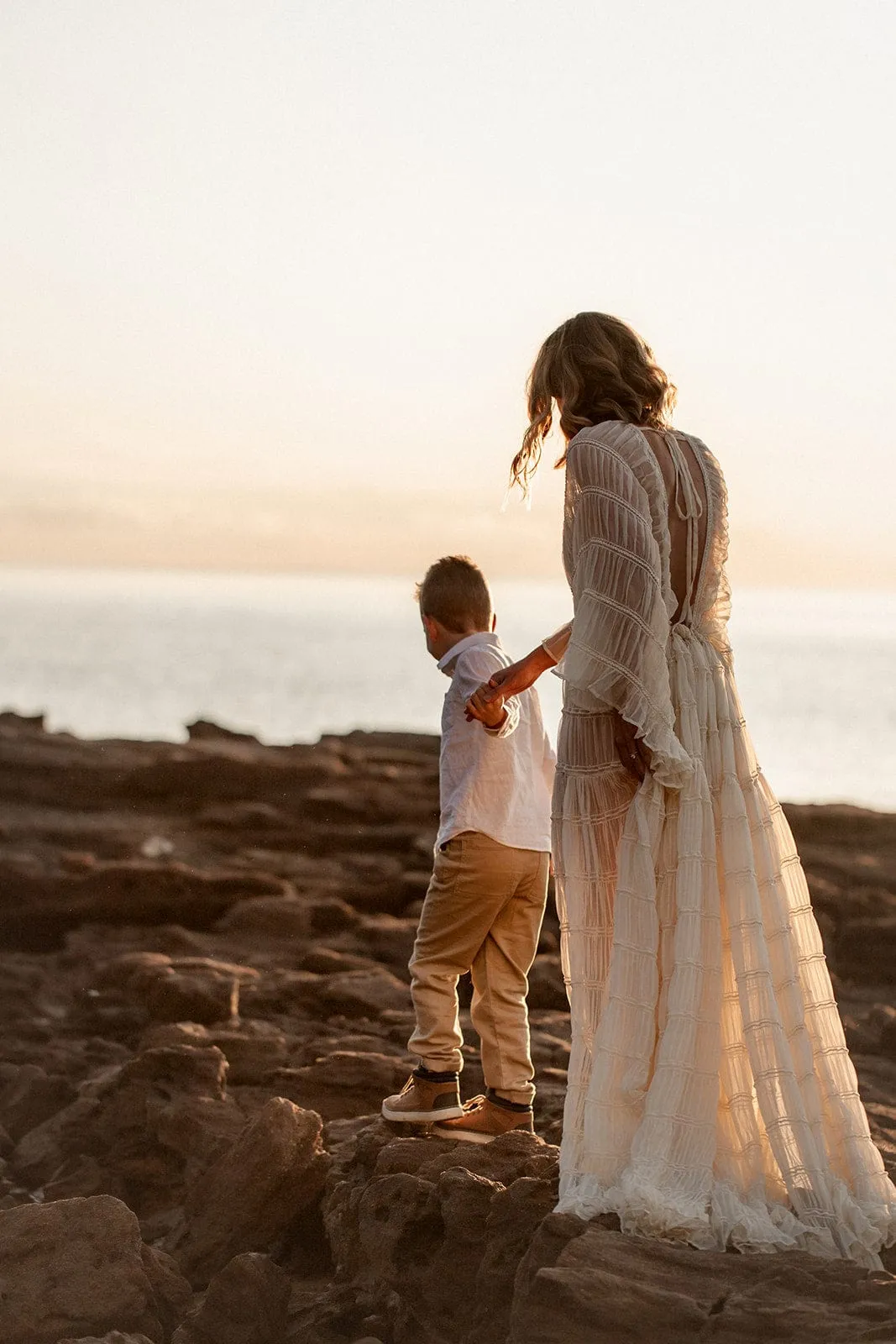 Wonderful Moments Gown - Maternity Photoshoot Dress - Elopement Dress