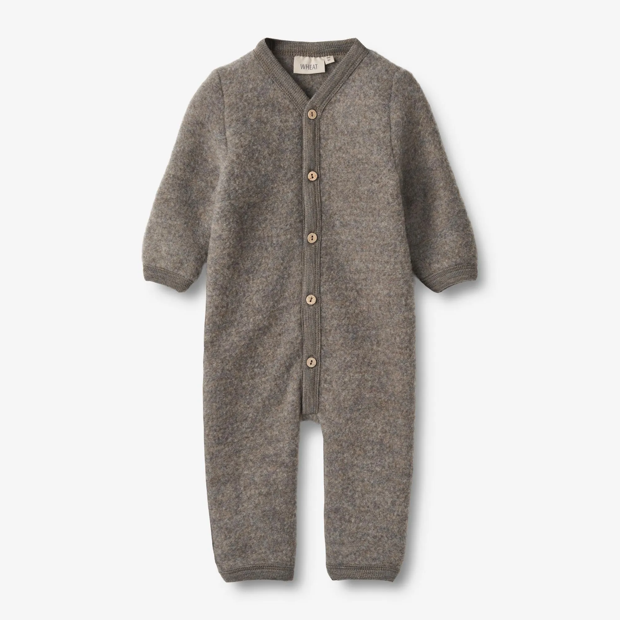 Wool Feece Suit Levi - brown melange