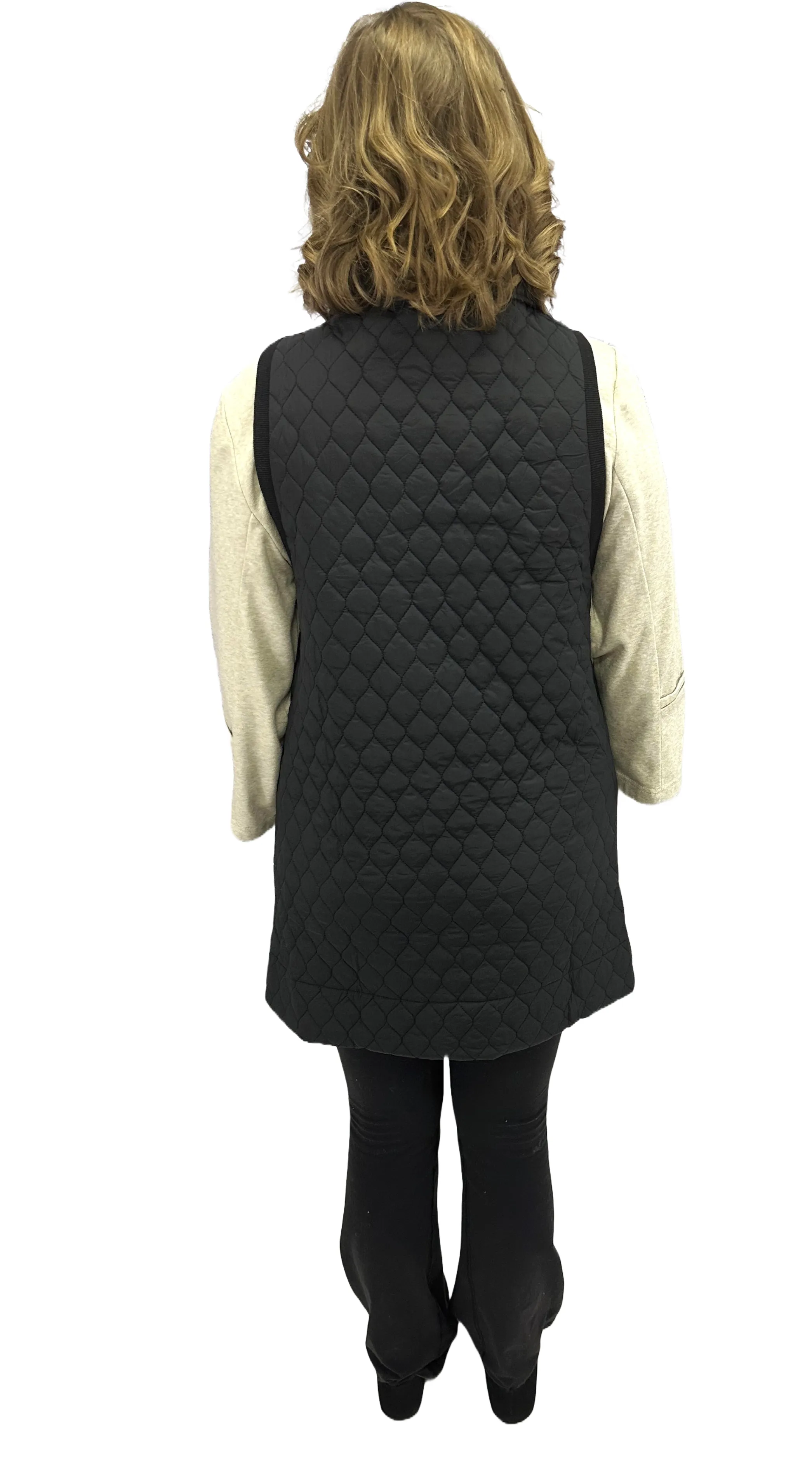 Woven Knitted Padded Vest