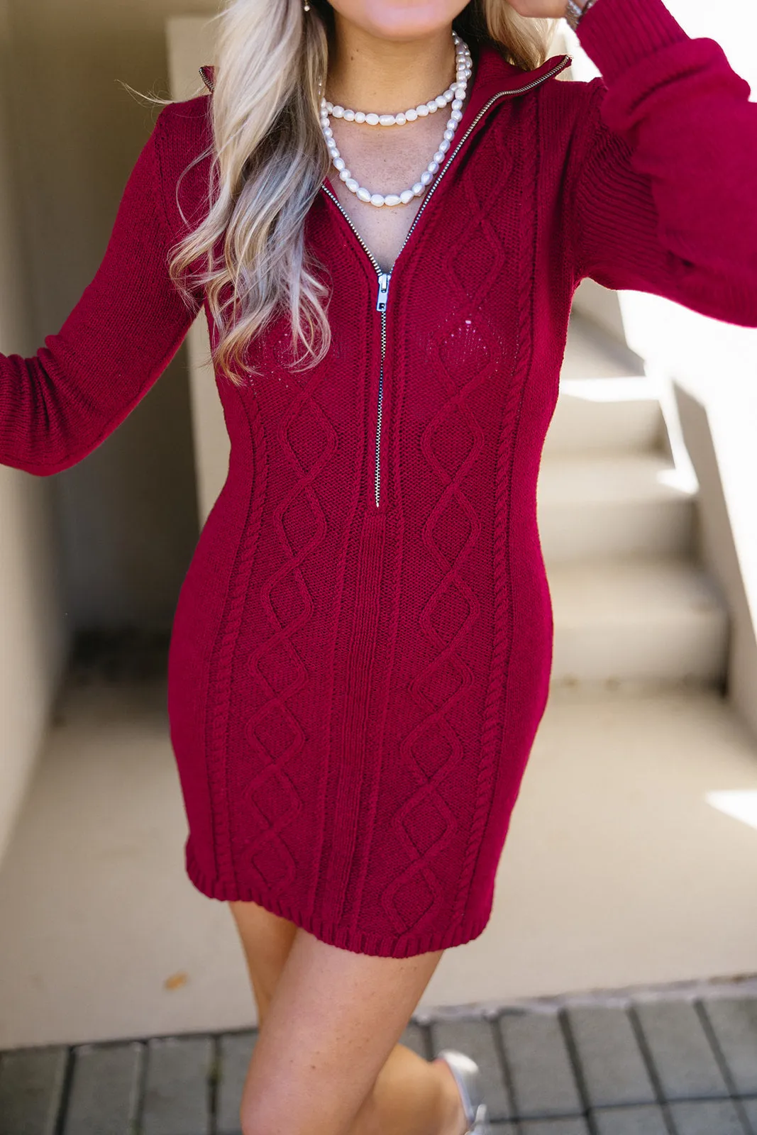 Wrenley Mini Dress - Burgundy