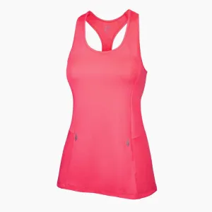 ZAAZEE Alana Racer-back Fitness Vest-Brazen Neon Pink